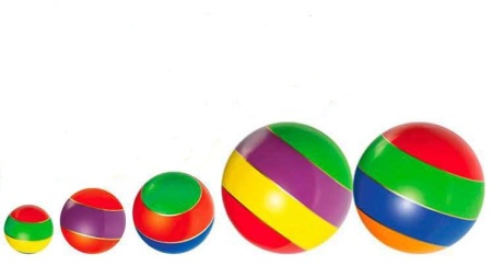 Купить Мячи резиновые (комплект из 5 мячей различного диаметра) в Северске 